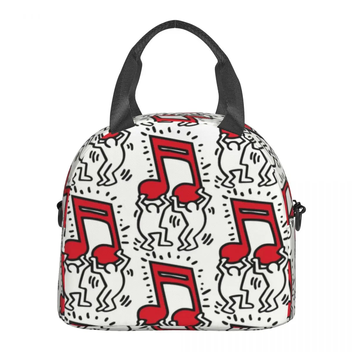 Keiths Haring Lunch Bag Insulated Thermal Cooler for Kids School