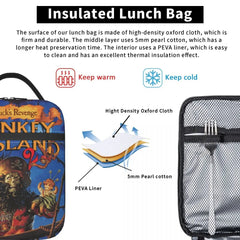 Monkey Island Lunch Bag Women Thermal Insulated Lunch Box for Adult Office