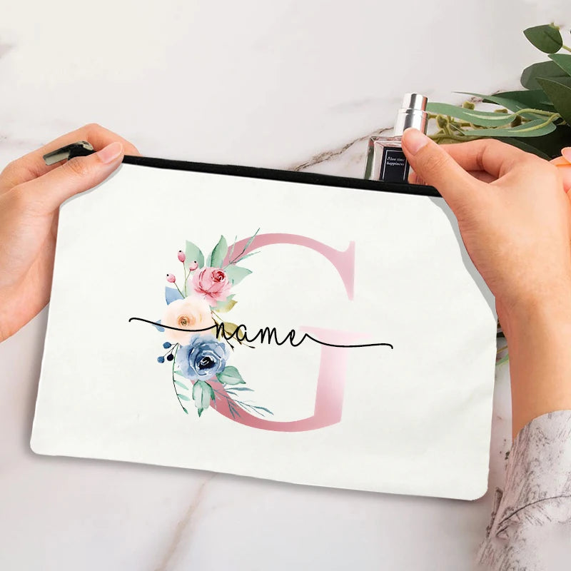 Cosmetic Bag Organizer for Bridesmaid Makeup - Wedding Gift