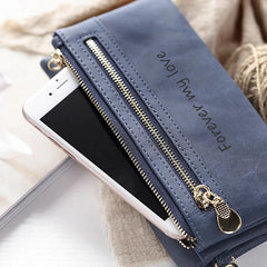 Personalized Photo Wallet PU Leather Clutch Mother's Gift