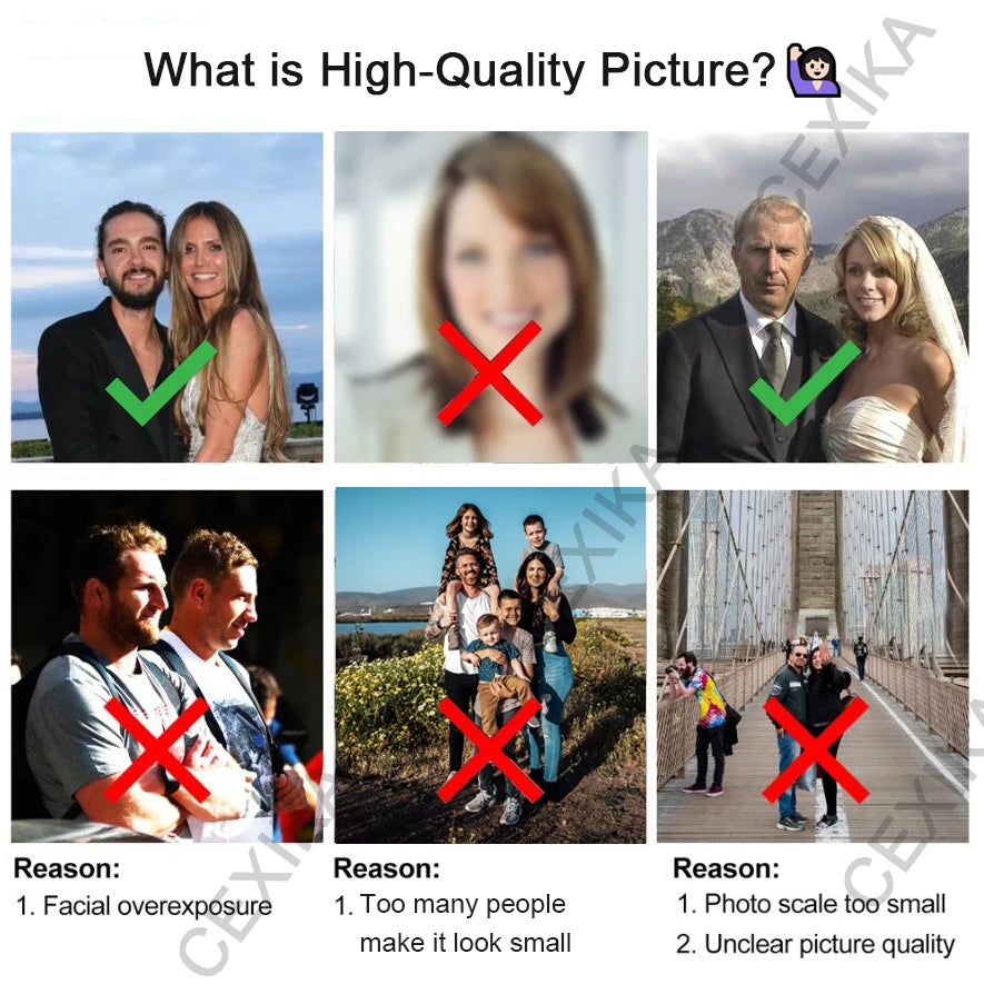 Personalized Engraved Men's PU Leather Wallet with Photo - Gift for Him