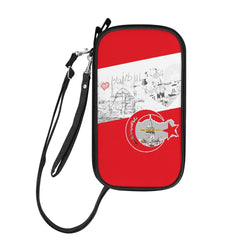 Architectural Style Passport Holder Wallet Bag