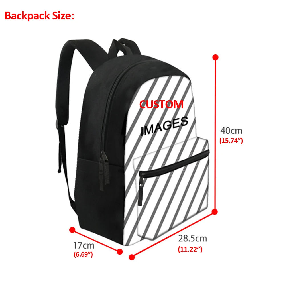Kids Book Bag Large School Bags Set Schoolbag Student Backpack For Girls Boys