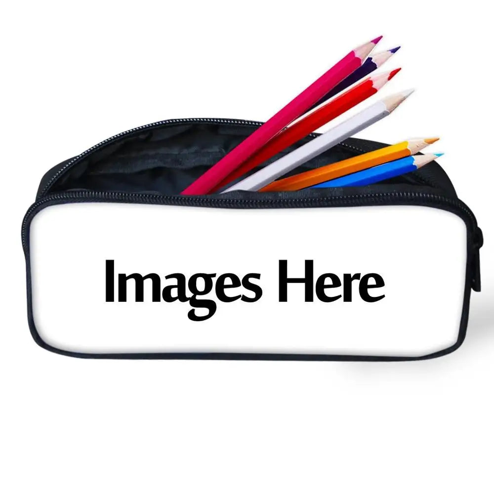 Your Name Image DIY Backpack for School Boys Girls Children Kids Bagpack