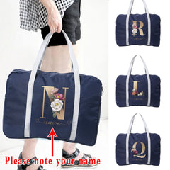 Personalized Name Travel Bag Women Handbags Luggage Foldable Organizer
