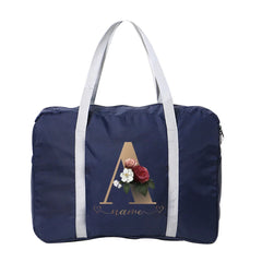Personalized Name Travel Bag Women Handbags Luggage Foldable Organizer