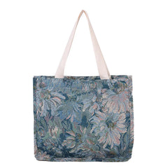 Linen Reusable Shopping Bag Large-capacity Women's Tote Shoulder Bag
