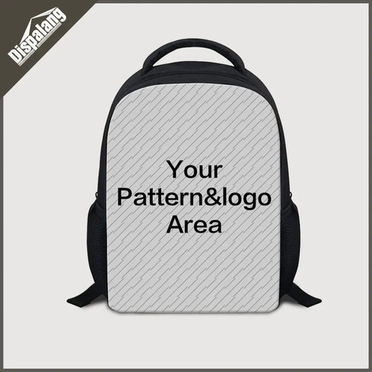 Custom Footballs Backpack for Kids Boys Small Kindergarten Bookbag