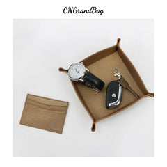PU Leather Tray Organizer for Jewelry Display Storage