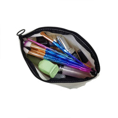 Dog Paw Print Makeup Organizer Travel Toiletry Bag Women's Cosmetic Bag