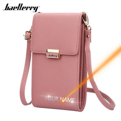 Engraved Small Shoulder Bag for Women