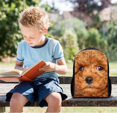 Labrador Printing Schoolbag Backpack for Kids