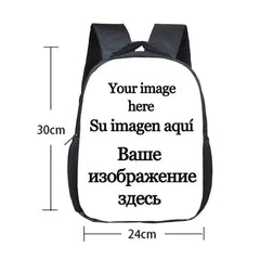 12inch African Boys Print School Bags for Kids Art Kindergarten Children