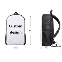 3D Animal Cat Girls School Backpack 16 inch Rucksack Travel Bag