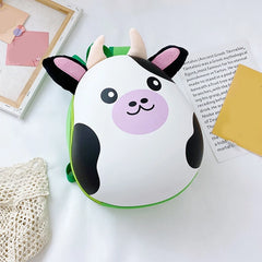3D Animal Kids Backpack with Adjustable Shoulder Strap Double Zipper Bag