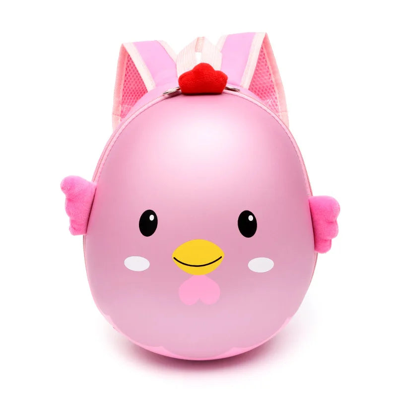 3D Chick Egg Shell Bag for Boys Girls Children's Backpack