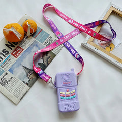 Fun Jelly Phone Style Shoulder Bag for Women