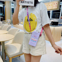 Fun Jelly Phone Style Shoulder Bag for Women
