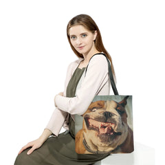 Animal Dog Print Women's Shoulder Bag Large Capacity Ladies Handbag