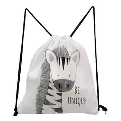 Animal Printing Storage Shoes Bag Women's Portable Backpacks Casual Gift