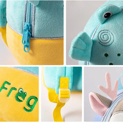 3D Cartoon Plush Animal Preschool Bag Baby Backpack