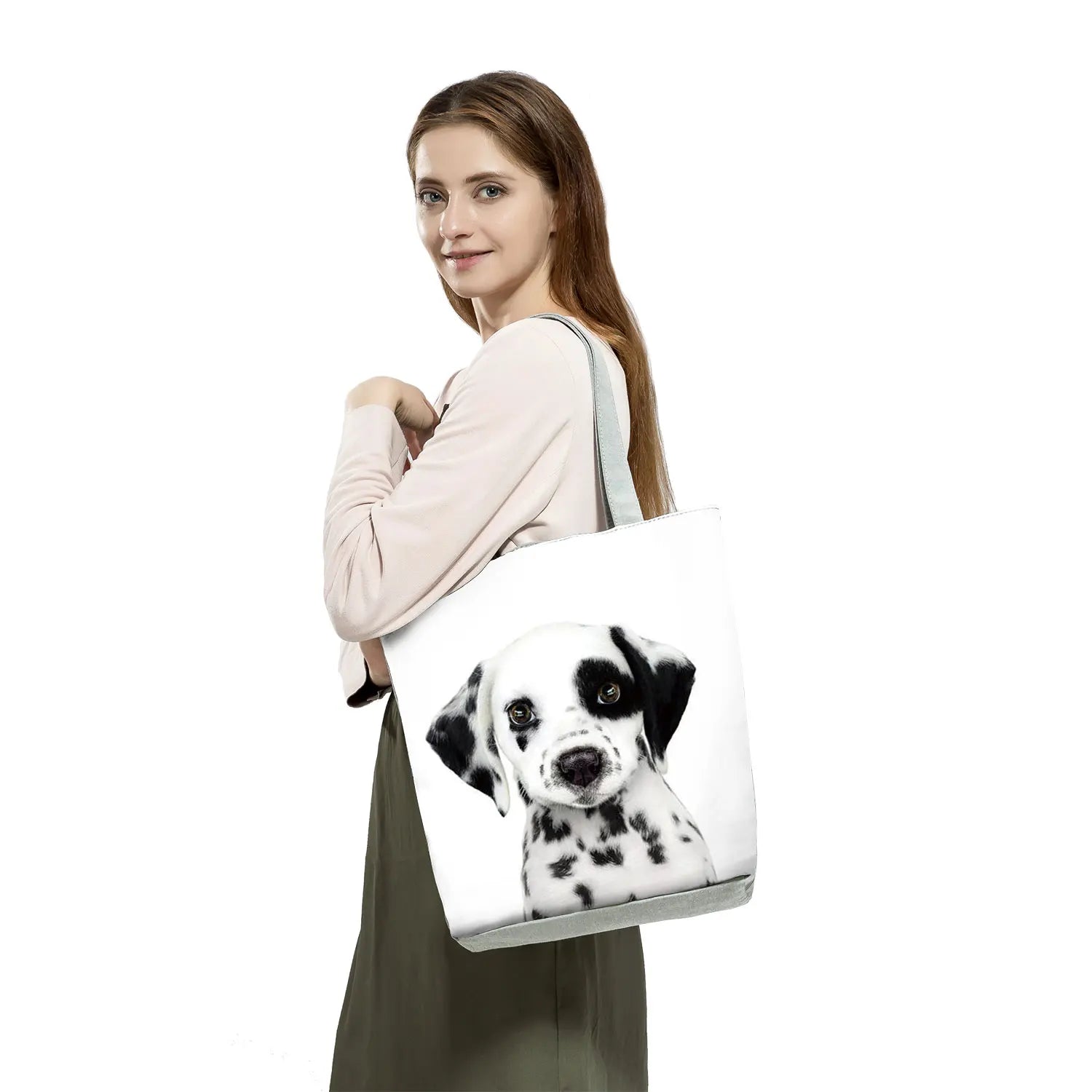 Animal Series Panda Koala Elephant Print Tote Bag