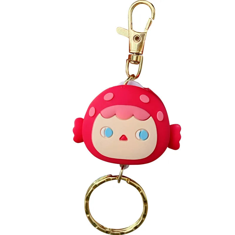 Anime Unicorn Clown Keychain Retractable Portable Multifunctional Key Chain