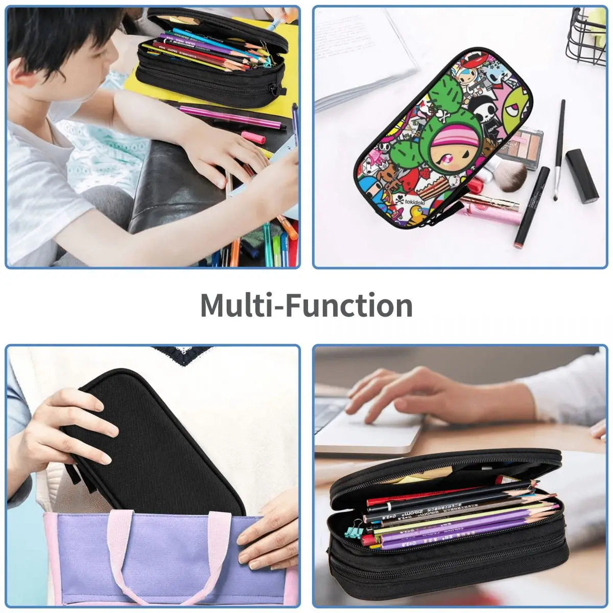Moriah Elizabeth Pen Box Anime Zipper Pen Bag