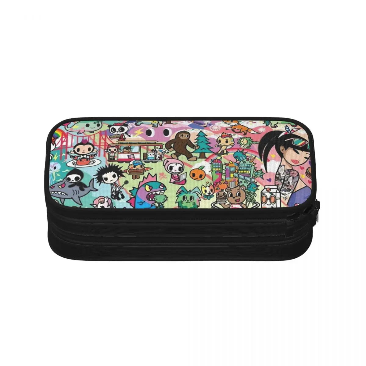 Moriah Elizabeth Pen Box Student School Anime Zipper Pen Bag