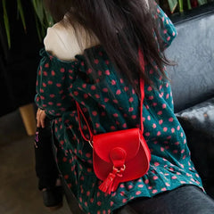 Kids Tassel Crossbody Bag Coin Purse Mini Handbag