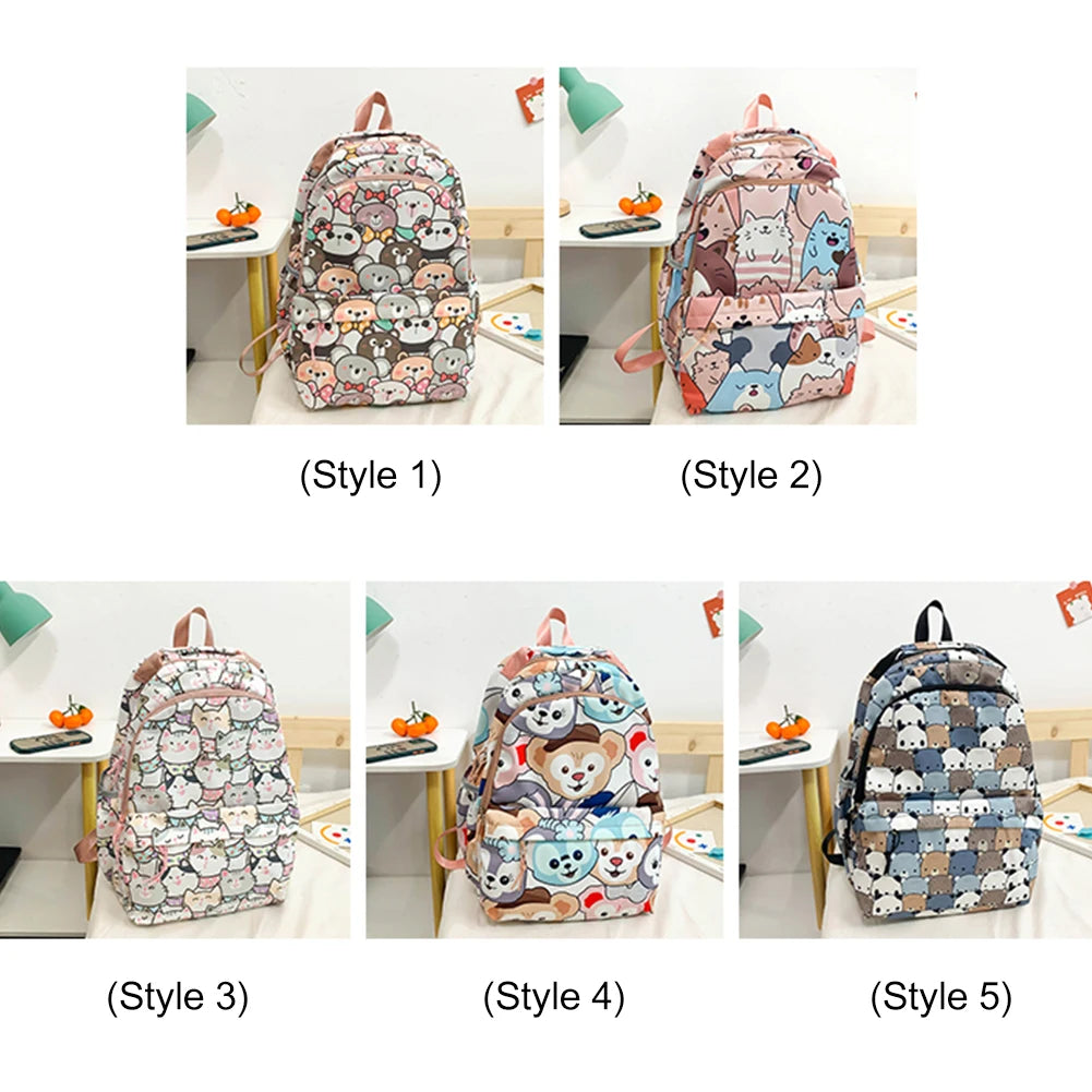 Animal Print School Bags for Girls Ladies Shoulder Bag