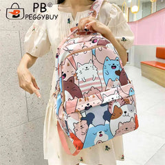 Animal Print School Bags for Girls Laptop Bags Travel Daypacks