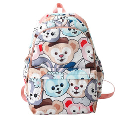 Animal Print School Bags for Girls Large Capacity Student Ladies Shoulder Bag