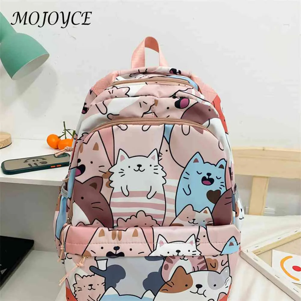 Animal Print Backpack for Girls College Student Travel Daypacks Women