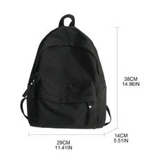 Nylon Backpack School Bag for Teens Youth Rucksack Student Daypack