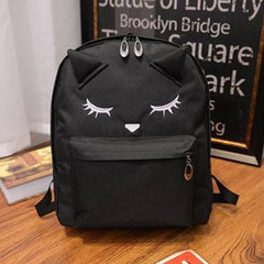 Small School Backpack Student Bookbag with Front Pocket Women Shoulder Bag