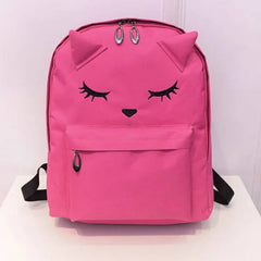 Small School Backpack Student Bookbag with Front Pocket Women Shoulder Bag