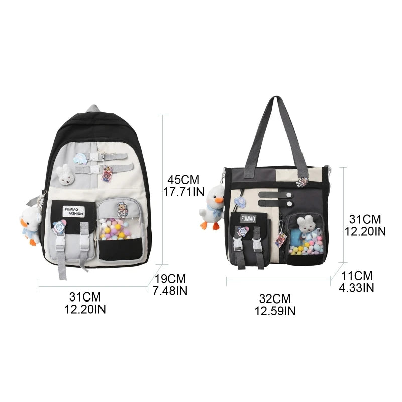Middle School Student Backpack Outdoor Daypack Large Capacity