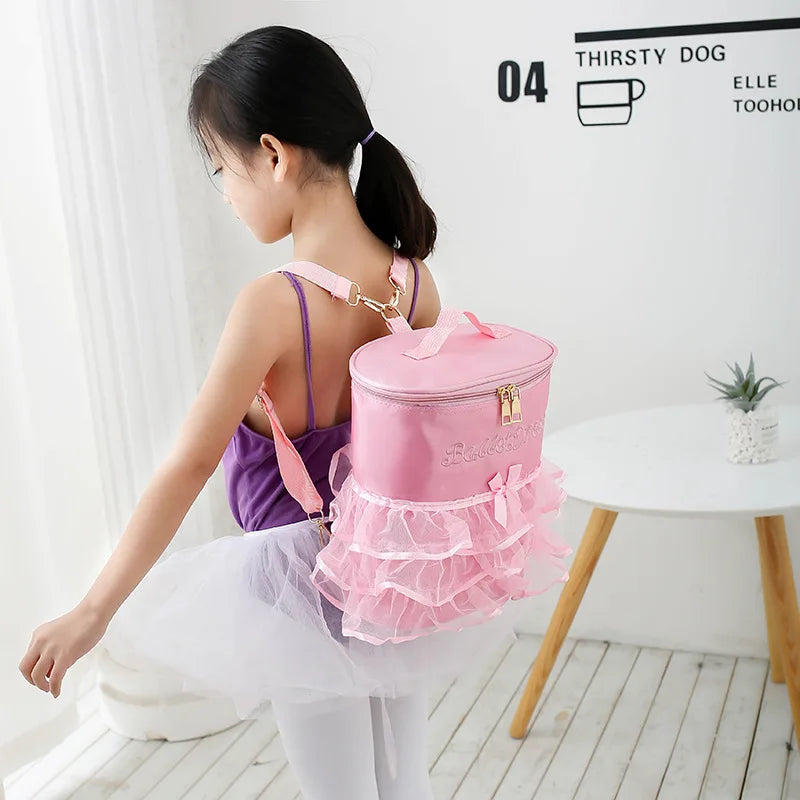 Ballet Dance Backpack Tutu Dress Dance Bag for Girls