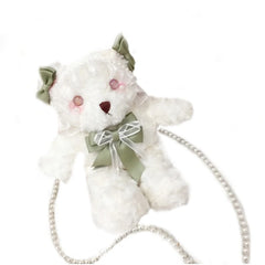 Bear Crossbody Shoulder Bag Harajuku Bowknot Gift for Girls Women Kid