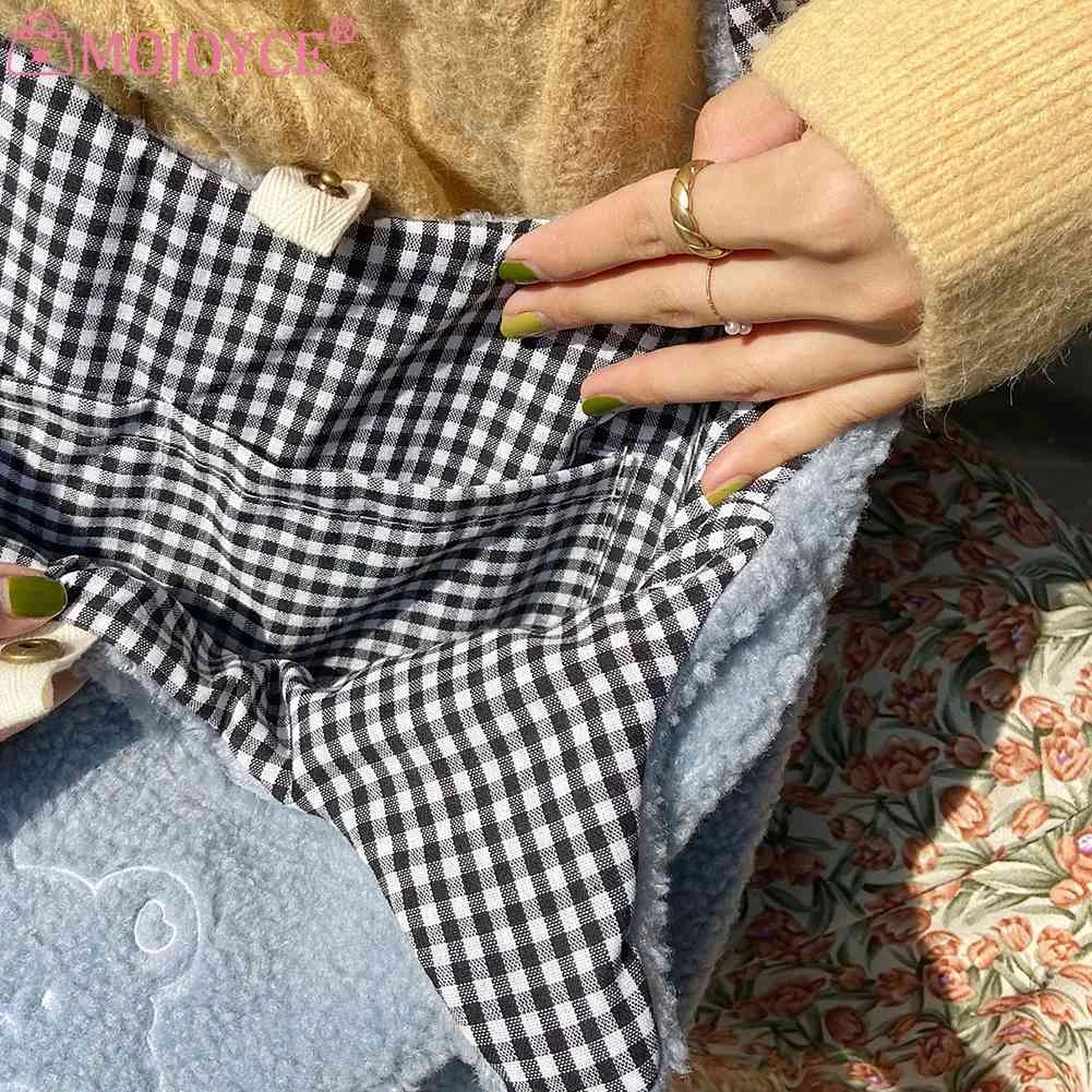Large Capacity Bear Plush Underarm Bag Embroidered Shoulder Handbag