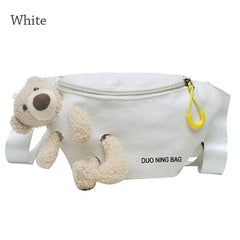 Bear Women's Canvas Waist Bag Crossbody Fanny Pack