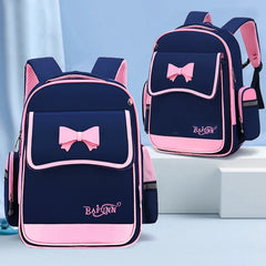 Bow Kids School Bags Primary School Backpack For Girls