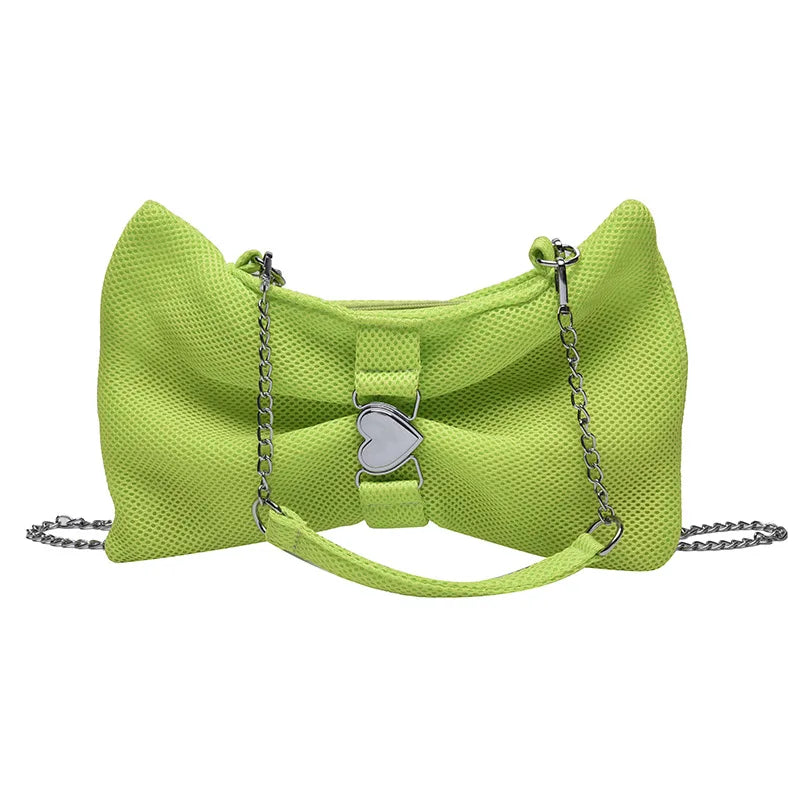 Sweet Chains Crossbody Bag for Women with Bow Detail