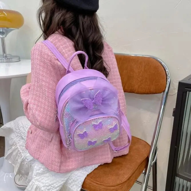 Bows School Bags For Gilrs Female Teen Kindergarten Schoolbags Children Backpack
