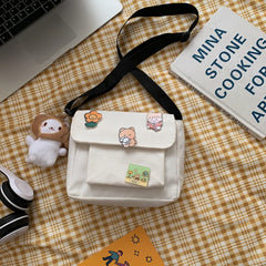 Canvas Small Bag Japanese Harajuku Diagonal Bag Wild Student Girl Shoulder Bag