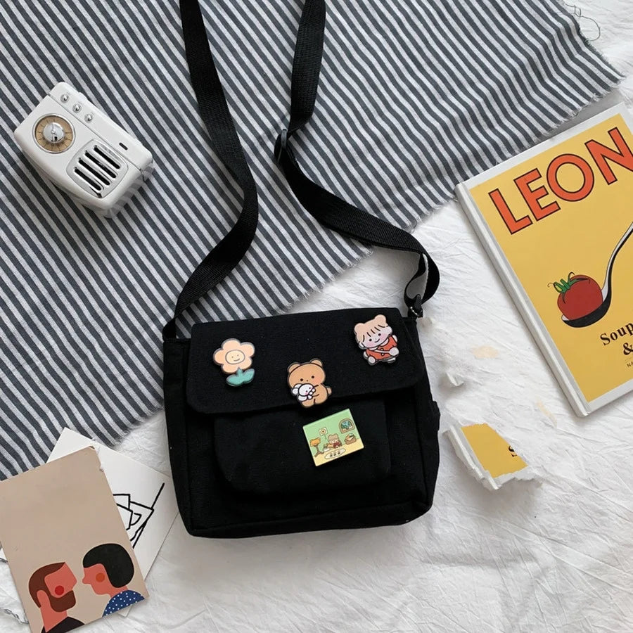 Harajuku Diagonal Bag Wild Student Girl Shoulder Bag Women
