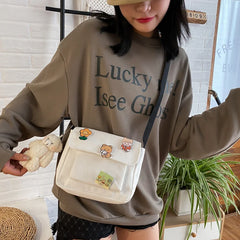 Harajuku Diagonal Bag Wild Student Girl Shoulder Bag Women