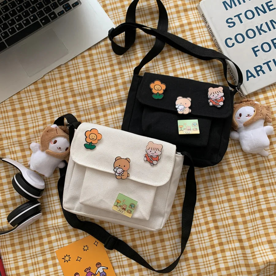 Harajuku Diagonal Bag Wild Student Girl Shoulder Bag Women