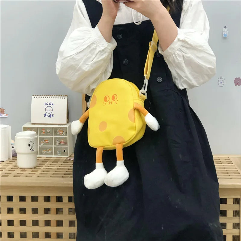 Japanese Cartoon Crossbody Bags for Girls Messenger Bag Clutch Purse